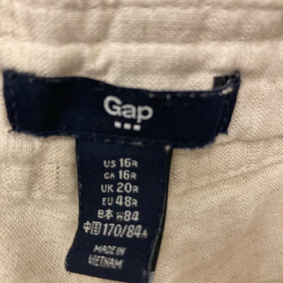 J.Crew Beige Linen Pants - Picture 2 of 3